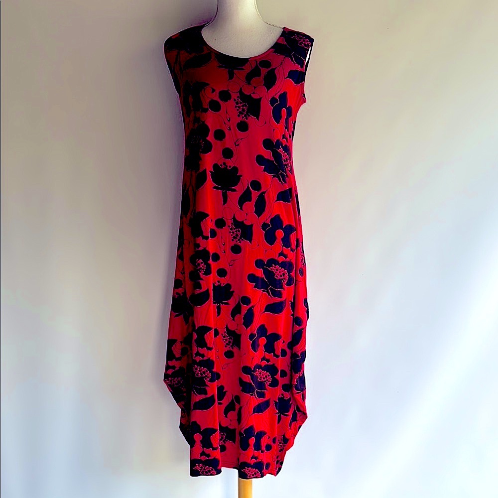 Hagara Structural Jersey Tank Maxi Dress - sz 1